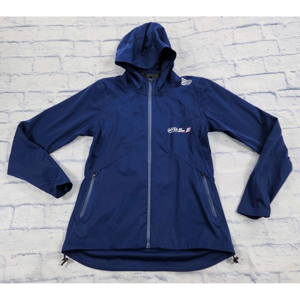 Pressio PTO Ecotech WOMENS L Waterproof Jacket Professional Triathlon US OPEN